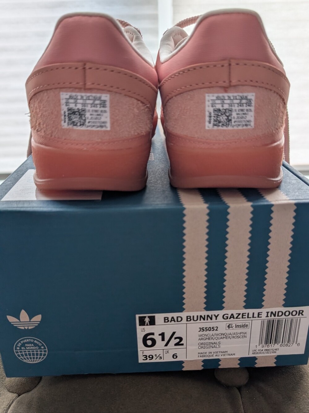 adidas Para Bad Bunny Cabo Rojo Gazelles MEN'S 6.5/WOMEN'S 7.5 - Picture 6 of 6